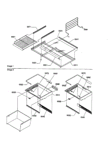 Freezer Shelf / Deli / Crisper Assembly parts for Amana Bottom-Mount Refrigerator BRF20TL-P1199202WL from AppliancePartsPros.com