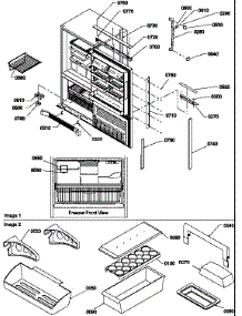 Trim & Accessories (Brf20tlw / P1199201wl) parts for Amana Bottom-Mount Refrigerator BRF20TLW-P1199201WL from AppliancePartsPros.com