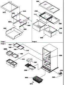 Shelving (Brf20tlw / P1199201wl) parts for Amana Bottom-Mount Refrigerator BRF20TLW-P1199201WL from AppliancePartsPros.com