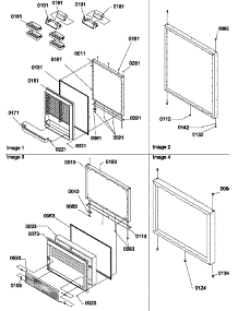Door Assemblies parts for Amana Bottom-Mount Refrigerator BRF20TW-P1199202WW from AppliancePartsPros.com