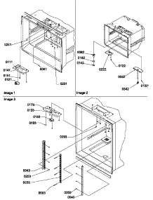 Shelf Ladders / Light Assemblies parts for Amana Bottom-Mount Refrigerator BRF20TW-P1199202WW from AppliancePartsPros.com