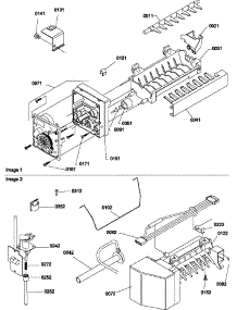 Ice Maker Assy And Parts parts for Amana Bottom-Mount Refrigerator BRF20TW-P1199202WW from AppliancePartsPros.com