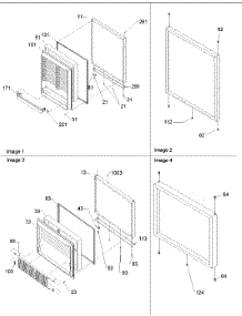 Door Assy parts for Amana Bottom-Mount Refrigerator BRF20V1W-P1321313WW from AppliancePartsPros.com