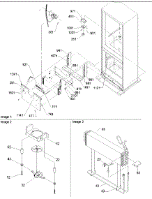 Evaporator Area parts for Amana Bottom-Mount Refrigerator BRF20VCPSER-P1321312WS from AppliancePartsPros.com