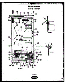 Unit parts for Amana Compact Refrigerator BRFR14 from AppliancePartsPros.com