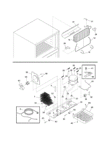 System parts for Crosley Top-Mount Refrigerator BRT18S6GW1 from AppliancePartsPros.com