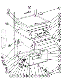 Bottom Mount Refrigerator parts for Amana Bottom-Mount Refrigerator BW20K-P7812501W from AppliancePartsPros.com