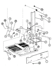 Rear Components parts for Amana Bottom-Mount Refrigerator BW20K-P7812501W from AppliancePartsPros.com
