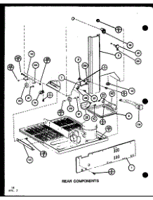 Rear Components (Bc20k / P7812501w) (Br20k / P7812502w) (Bc20k / P7812507w) (Bw20k / P7812510w) parts for Amana Bottom-Mount Refrigerator BW20K-P7812516W from AppliancePartsPros.com