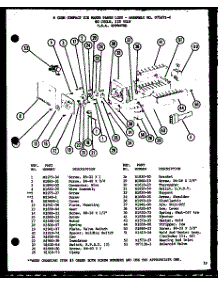 8 Cube Compact Ice Maker (Ic3k / P7621309w) parts for Amana Bottom-Mount Refrigerator BX20K-P7812503W from AppliancePartsPros.com