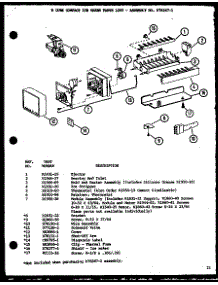 8 Cube Compact Ice Maker (Ic3k / P7621310w) parts for Amana Bottom-Mount Refrigerator BX20K-P7812503W from AppliancePartsPros.com