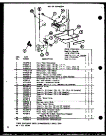 Add On Ice-Maker (Ic3k / P7621309w) (Ic3k / P7621310w) (Cic4k / P7621311w) parts for Amana Bottom-Mount Refrigerator BX20K-P7812512W from AppliancePartsPros.com