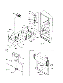 Evaporator / Freezer Control parts for Amana Bottom-Mount Refrigerator BX21V1W-P1325028WW from AppliancePartsPros.com
