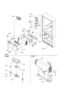 Evaporator And Freezer Control parts for Amana Bottom-Mount Refrigerator BX21V2E-P1325031WB from AppliancePartsPros.com