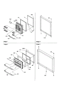 Door parts for Amana Bottom-Mount Refrigerator BX21V2E-P1325032WB from AppliancePartsPros.com