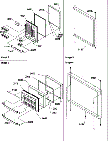Door Assemblies parts for Amana Bottom-Mount Refrigerator BX21VW-P1321503WW from AppliancePartsPros.com