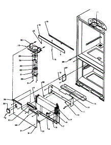 Evaporator parts for Amana Bottom-Mount Refrigerator BX22A2L-P1161606WL from AppliancePartsPros.com