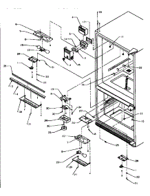 Ref / Fz Control Switches parts for Amana Bottom-Mount Refrigerator BX22A5W-P1182302WW from AppliancePartsPros.com