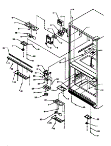 Control Switches / Lights parts for Amana Bottom-Mount Refrigerator BX22R3W-P1183601WW from AppliancePartsPros.com