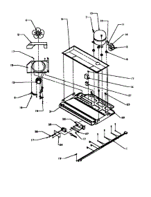 Compressor parts for Amana Bottom-Mount Refrigerator BX22R3W-P1183601WW from AppliancePartsPros.com