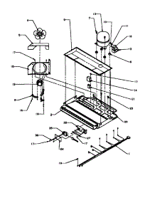 Compressor parts for Amana Bottom-Mount Refrigerator BX22RE-P1161602WE from AppliancePartsPros.com