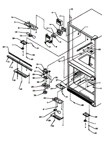 Control Switches / Lights parts for Amana Bottom-Mount Refrigerator BX22RW-P1161602WW from AppliancePartsPros.com