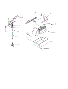 Add-On Ice Maker parts for Amana Bottom-Mount Refrigerator BX22RW-P1161602WW from AppliancePartsPros.com