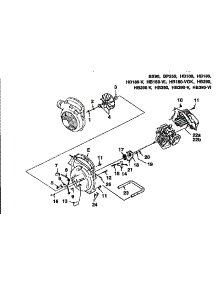 Volute Housing And Starter parts for Homelite Gas Leaf Blower BX90-UT08026-A from AppliancePartsPros.com