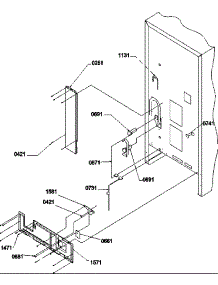 Cabinet Back parts for Amana Bottom-Mount Refrigerator BXF19TW-P1311901WW from AppliancePartsPros.com