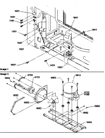 Machine Compartment Assembly parts for Amana Bottom-Mount Refrigerator BXF19TW-P1311901WW from AppliancePartsPros.com