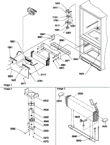 Evaporator & Freezer Control Assembly parts for Amana Bottom-Mount Refrigerator BXI22S5E-P1196602WE from AppliancePartsPros.com