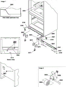 Insulation & Roller Assembly parts for Amana Bottom-Mount Refrigerator BXI22S5E-P1196603WE from AppliancePartsPros.com