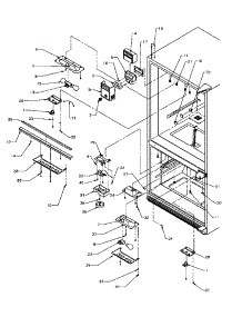 Refrigerator / Freezer Controls & Light Switches parts for Amana Bottom-Mount Refrigerator BXI22S5L-P1196601WL from AppliancePartsPros.com