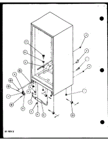 Cabinet Bottom And Back (Bx20qg / P1125502wg) (Bx20qw / P1125502ww) (Bx20ql / P1125510wl) (Bx20ql / P1125502wl) (Bx20qg / P1125510wg) (Bx20qw / P1125510ww) (Bz20qw / P1125507ww) (Bz20qw / P1125511ww) (Bz20qg / P1125507wg) (Bz20qe / P1125507we) (Bz20ql / P1125507wl) (Bz20ql / P11 parts for Amana Bottom-Mount Refrigerator BZ20QG-P1125507WG from AppliancePartsPros.com
