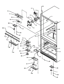 Control Switches / Lights parts for Amana Bottom-Mount Refrigerator BZ22R3-P1183602W from AppliancePartsPros.com