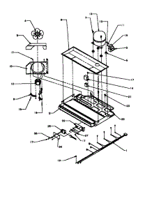 Compressor parts for Amana Bottom-Mount Refrigerator BZ22R3L-P1183602WL from AppliancePartsPros.com