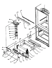 Evaporator parts for Amana Bottom-Mount Refrigerator BZ22R3W-P1183602WW from AppliancePartsPros.com
