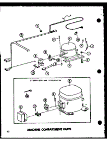 Machine Compartment Parts parts for Amana Chest Freezer C10B-C/P7398033WC from AppliancePartsPros.com
