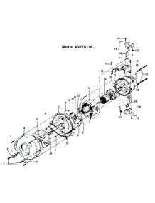 Motor Assembly parts for Hoover Upright Vacuum C1119 from AppliancePartsPros.com