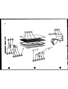 Lid & Hinge Assemblies parts for Amana Chest Freezer C11F/P60116-1W from AppliancePartsPros.com