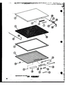 Lid Assembly (Ec11f-C / P60321-2Wc) (Ec11f-A / P60321-2Wa) (Ec11f / P60321-2W) (Ec11f-Ag / P60321-2Wg) (Ec15f / P60321-5W) (Ec15f-C / P60321-5Wc) (Ec15f-Ag / P60321-5Wg) (Ec15f-A / P60321-5Wa) (Ec19f / P60321-8W) (Ec19f-C / P60321-8Wc) (Ec19f-Ag / P60321-8Wg) (Ec19f-A / P60321-8 parts for Amana Chest Freezer C11W/P60330-9W from AppliancePartsPros.com