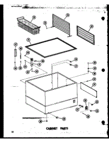 Cabinet Parts (Ec11f-C / P60321-2Wc) (Ec11f-A / P60321-2Wa) (Ec11f / P60321-2W) (Ec11f-Ag / P60321-2Wg) (Ec15f / P60321-5W) (Ec15f-C / P60321-5Wc) (Ec15f-Ag / P60321-5Wg) (Ec15f-A / P60321-5Wa) (Ec19f / P60321-8W) (Ec19f-C / P60321-8Wc) (Ec19f-Ag / P60321-8Wg) (Ec19f-A / P60321- parts for Amana Chest Freezer C11W/P60330-9W from AppliancePartsPros.com