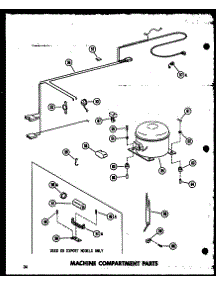 Machine Compartment Parts (Ec11f / P60240-8W) (Ec11f-C / P60240-8Wc) (Ec11f-Ag / P60240-8Wg) (Ec11f-A / P60240-8Wa) (Ec15f-C / P60240-9Wc) (Ec15f / P60240-9W) (Ec15f-A / P60240-9Wa) (Ec15f-Ag / P60240-9Wg) (Ec19f / P60240-10W) (Ec19f-C / P60240-10Wc) (Ec19f-Ag / P60240-10Wg) ( parts for Amana Chest Freezer C15F-C/P60240-4WC from AppliancePartsPros.com