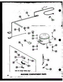 Machine Compartment Parts (Ec11f-C / P60116-36Wc) (Ec11f / P60116-36W) (Ec11f-A / P60116-36Wa) (Ec11f-Ag / P60116-36Wg) (Ec15f-C / P60116-37Wc) (Ec15f-A / P60116-37Wa) (Ec15f / P60116-37W) (Ec15f-Ag / P60116-37Wg) (Ec19f / P60116-38W) (Ec23f / P60116-39W) (Ec28f / P60116-40W) parts for Amana Chest Freezer C15F/P60116-42W from AppliancePartsPros.com
