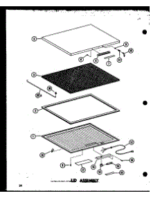 Lid Assembly (C11f / P60240-1W) (C11f-C / P60240-1Wc) (C11f-Ag / P60240-1Wg) (C11f-A / P60240-1Wa) (C11f / P60240-2W) (C11f-C / P60240-2Wc) (C11f-Ag / P60240-2Wg) (C11f-A / P60240-2Wa) (C15f / P60240-3W) (C15f-C / P60240-3Wc) (C15f-Ag / P60240-3Wg) (C15f-A / P60240-3Wa) (C15f / P6 parts for Amana Chest Freezer C19F-A/P60240-47WA from AppliancePartsPros.com