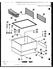 Cabinet Parts (C11w-C / P60330-9Wc) (C11w-A / P60330-9Wa) (C11w / P60330-9W) (C11w-Ag / P60330-9Wg) (C11w / P60330-14W) (C11w-C / P60330-14Wc) (C11w-Ag / P60330-14Wg) (C11w-A / P60330-14Wa) (C15w-Ag / P60330-10Wg) (C15w-A / P60330-10Wa) (C15w / P60330-10W) (C15w-C / P60330-10Wc) parts for Amana Chest Freezer C19W/P60330-15W from AppliancePartsPros.com