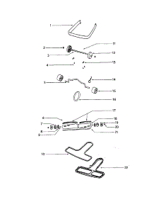 Wheels And Axle parts for Eureka Upright Vacuum C2094FB from AppliancePartsPros.com