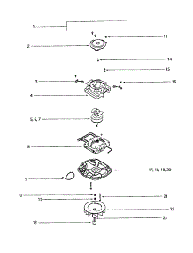 Motor parts for Eureka Upright Vacuum C2094FB from AppliancePartsPros.com