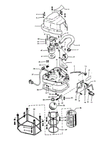 Motor Assembly parts for Hoover Carpet Cleaner C2129 from AppliancePartsPros.com