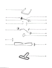 Wheel And Axle parts for Eureka Upright Vacuum C2132B from AppliancePartsPros.com